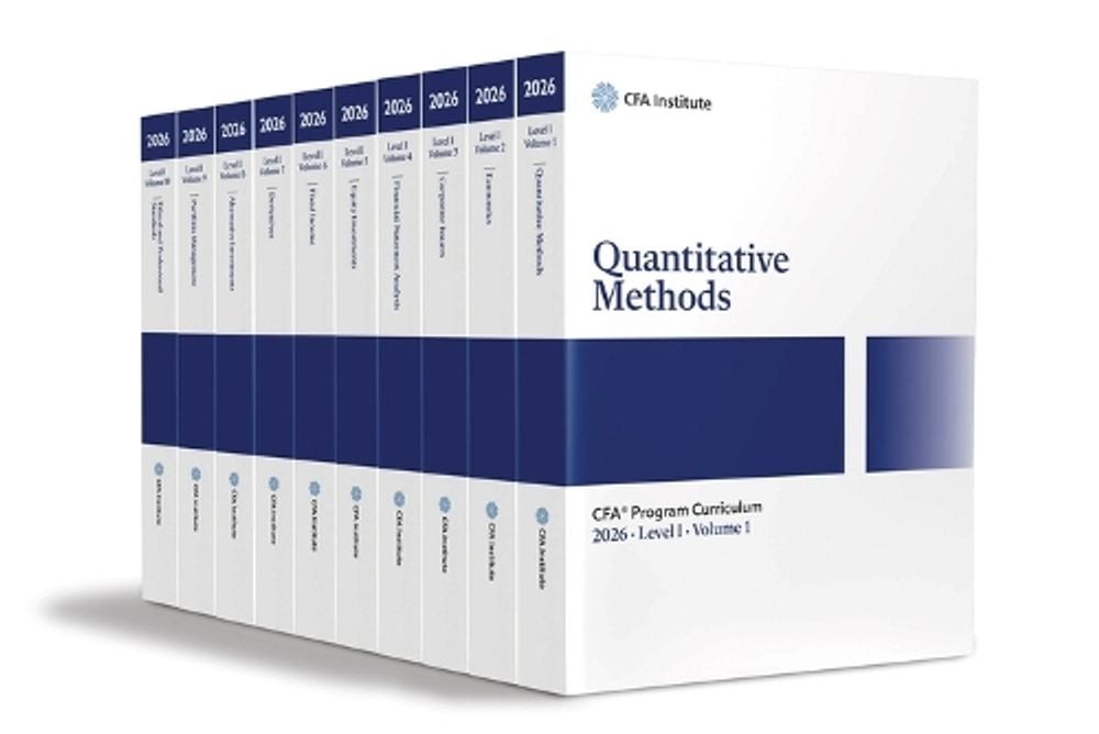 2026 CFA Program Curriculum Level I Box Set by CFA Institute (English) Paperback