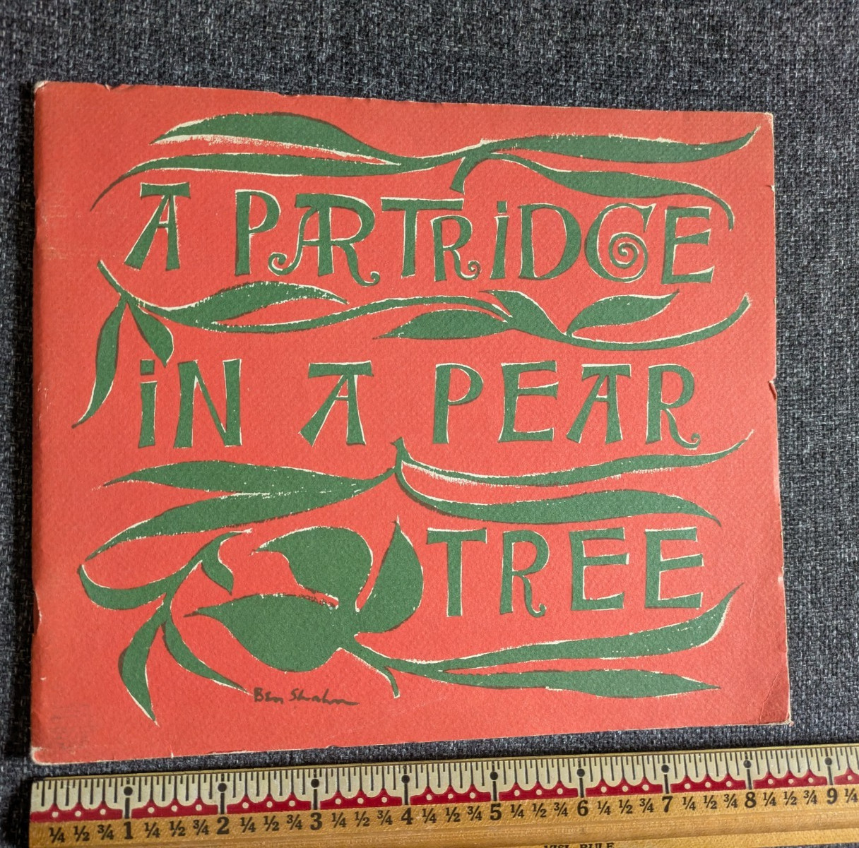 A Partridge in a Pear Tree (SC 1963) Art by Ben Shahn Museum of Modern Art