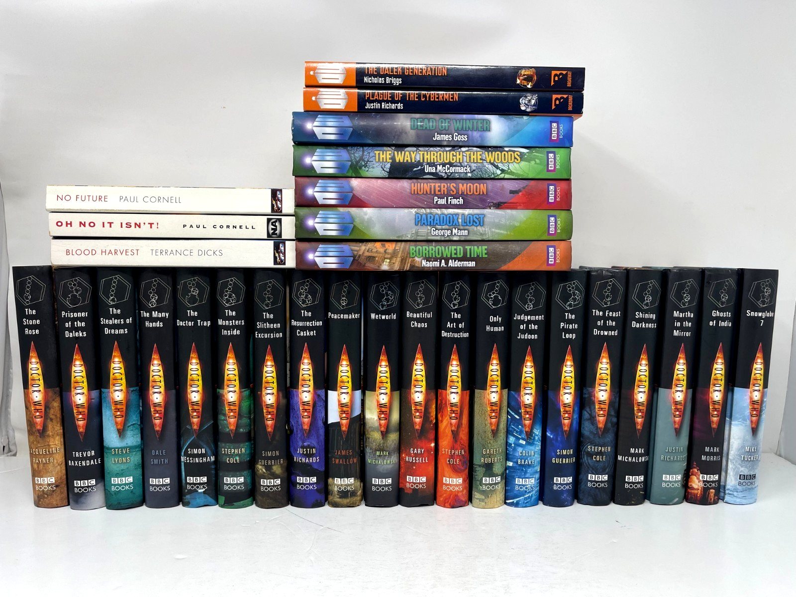 BBC Books Doctor Who Lot of 30 HC/PB Books Various Title New Adventures