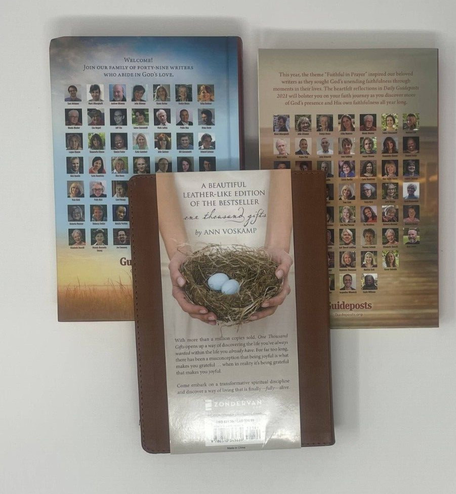 One Thousand Gifts: A Dare to Live Fully by Ann Voskamp …3 Book Lot!……M3