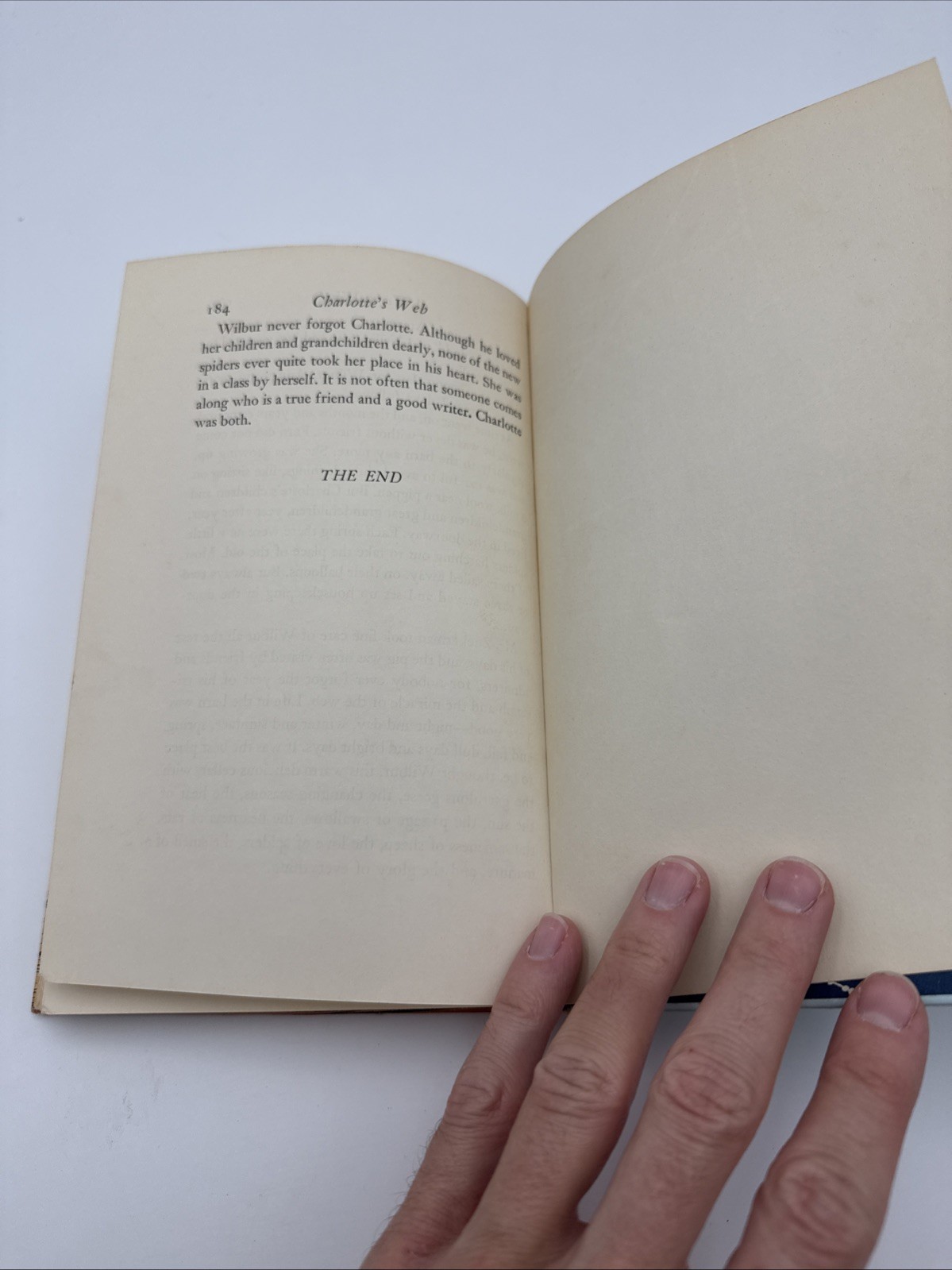 Charlotte’s Web Hardcover Book 184 Pages VTG Classic Novel 1952