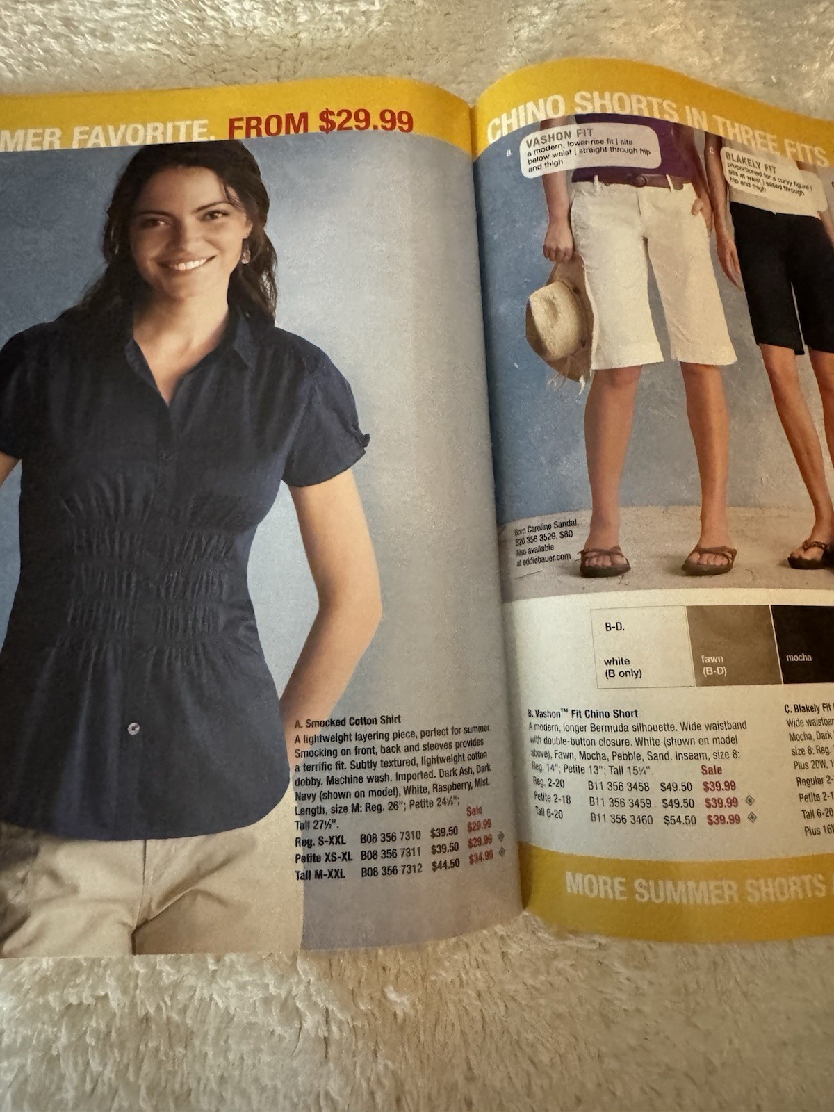EDDIE BAUER Catalog “End of Season Savings”2009 72 Pages EXCELLENT