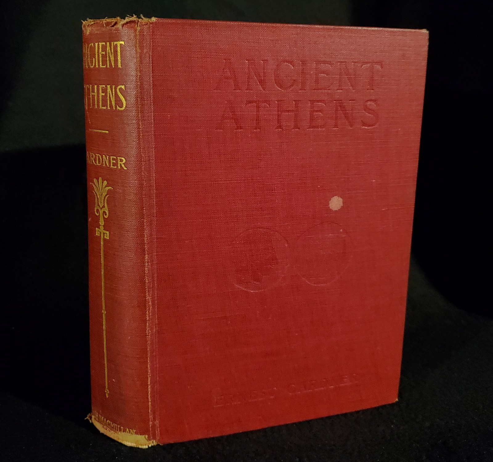Ancient Athens by Ernest Gardner – pub. by The Macmillan Company 1907 Hardcover