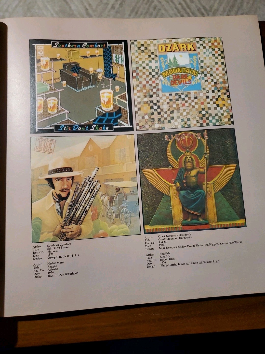 ALBUM COVER ALBUM Book Hipgnosis Roger Dean 70s Rock Record Art