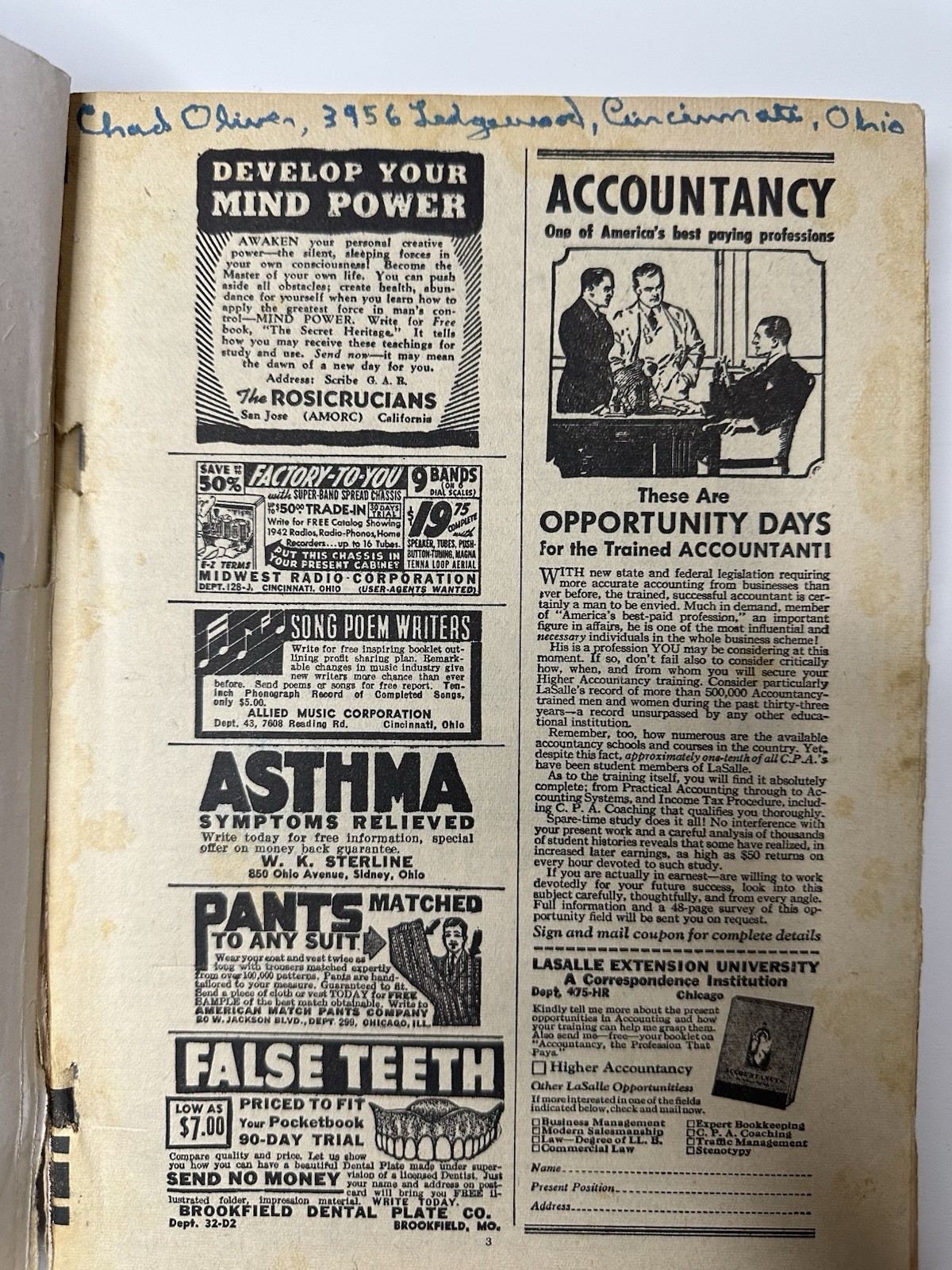 Amazing Stories May 1942 H W McCauley 276 Pages Chad Oliver Collection