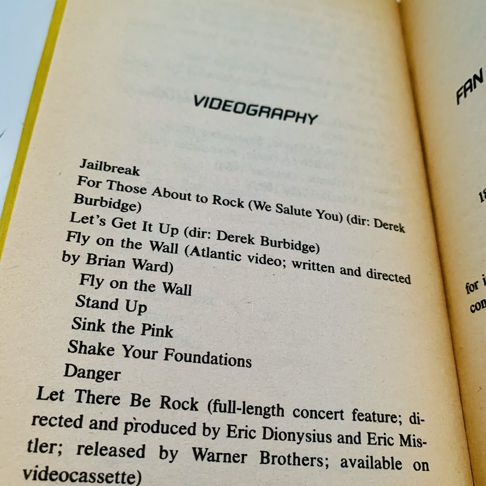 AC/DC Monsters of Metal Heavy Metal Rock Band Biography by T Holmes Vtg PB AC DC