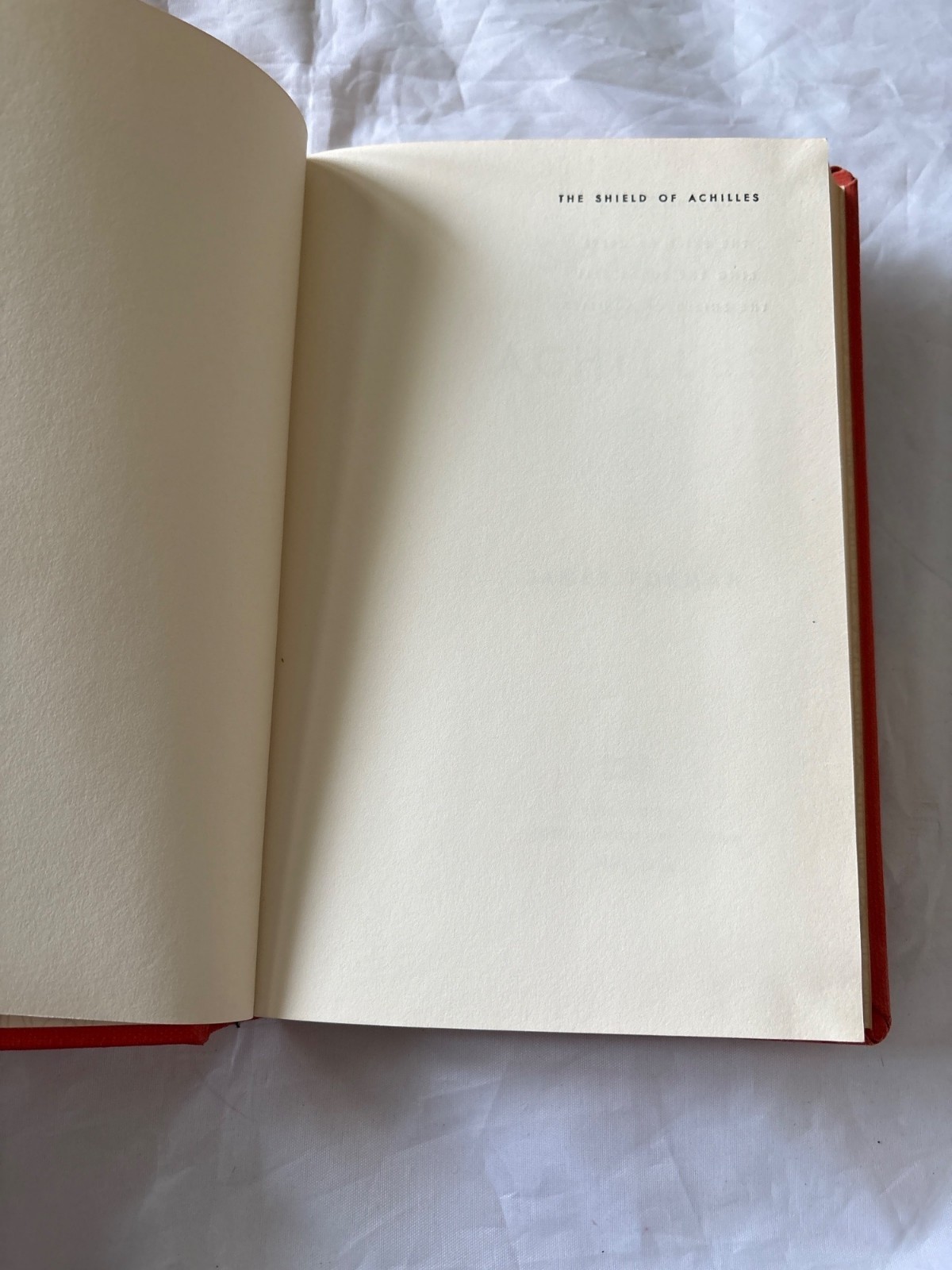 The Shield Of Achilles By James Forman Hardcover 1966 Bell Books Farrar Straus &