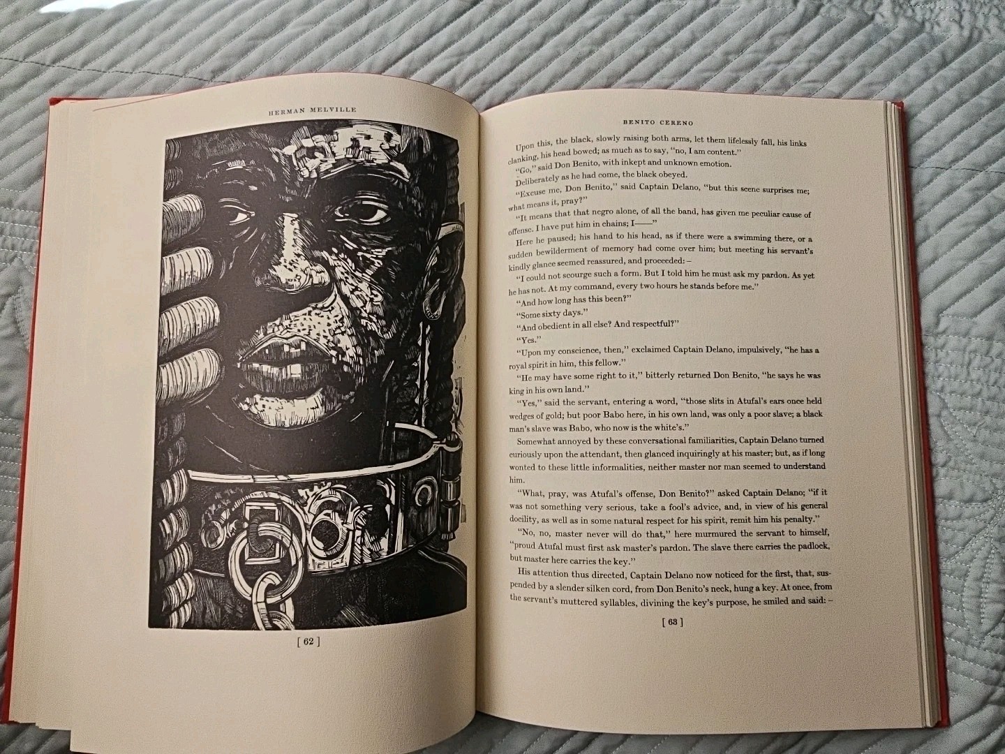 Benito Cereno by Herman Melville 1972 The Imprint Society Signed by Artist #1495