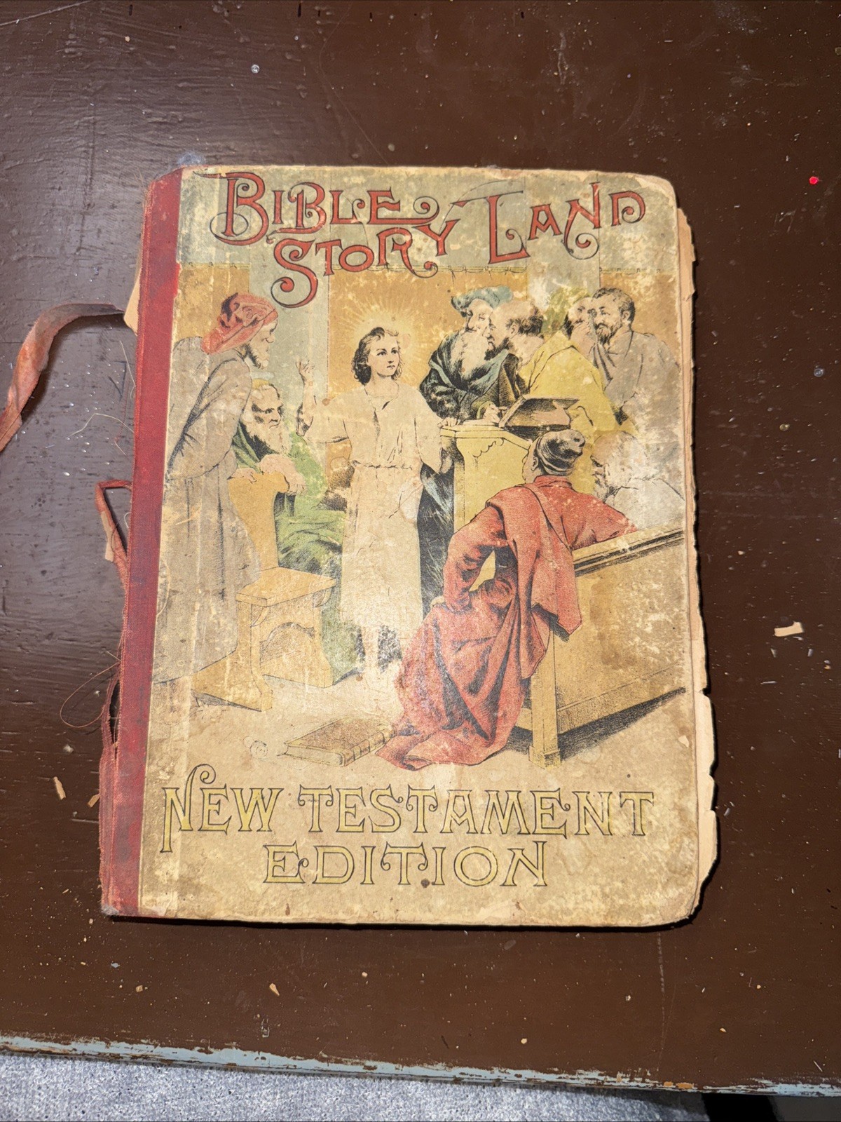 Bible Story Land New Testament Edition 1892 H/C 210 Pages RARE!!!