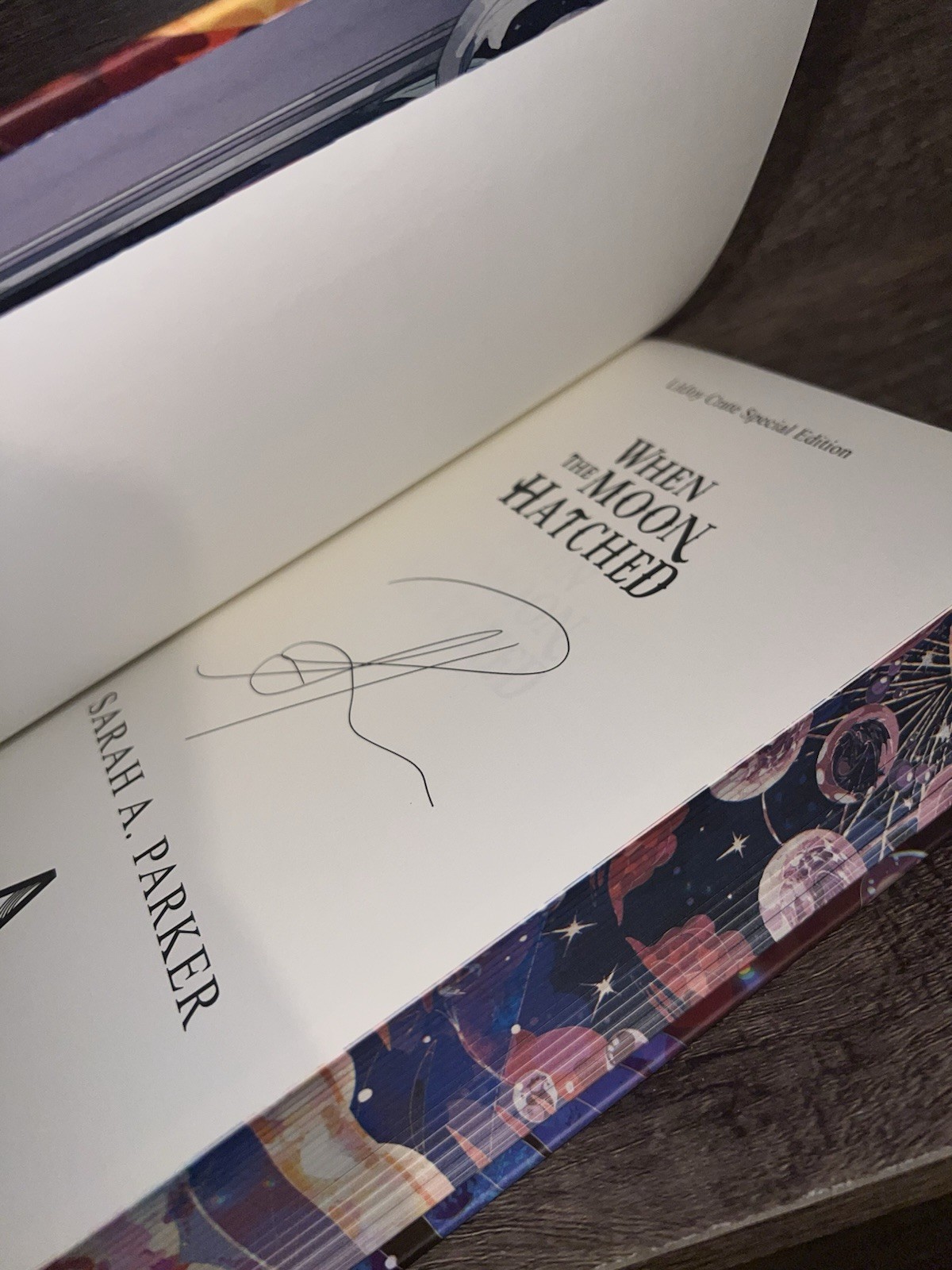 LitJoy When the Moon Hatched Sarah A. Parker SIGNED STENCILED EXCLUSIVE EDITION
