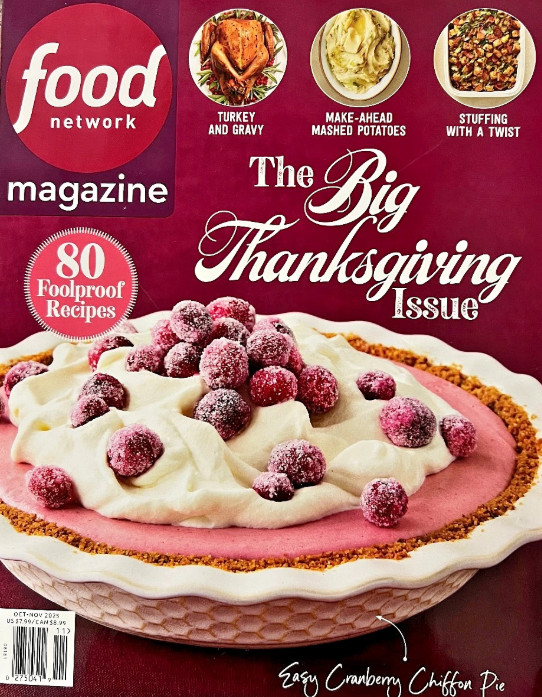 Food Network Magazine November 2025 • „The Big Thanksgiving issue“ 80 Recipes