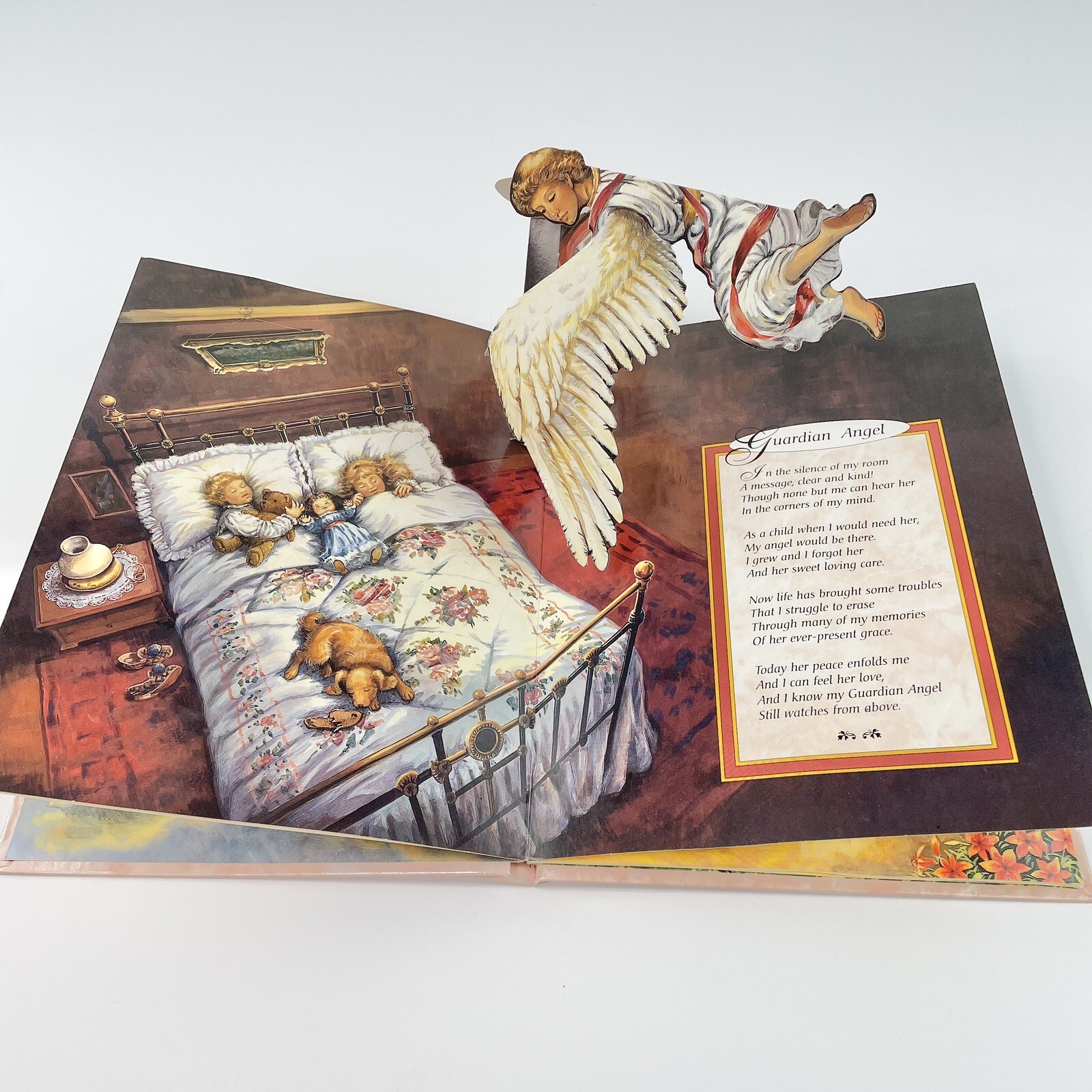 ON ANGEL WINGS Hardcover Pop-Up Paris, Pat Stated 1st Edition 1995