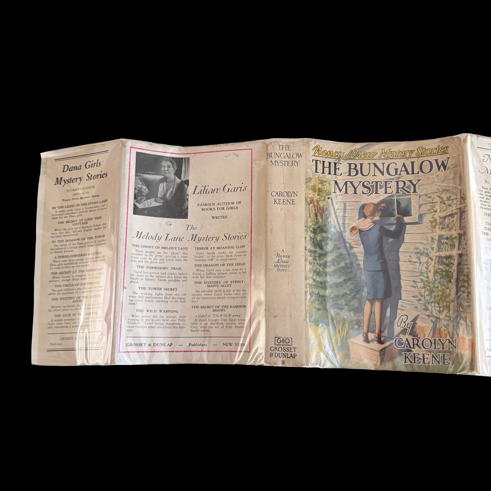 Nancy Drew The Bungalow Mystery #3 Carolyn Keene Grosset Dunlap DJ 1930 1939B