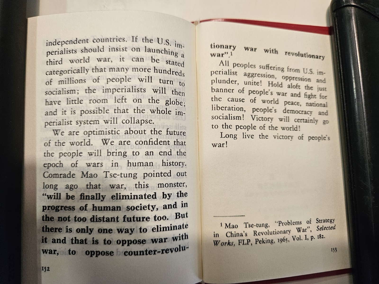 LONG LIVE THE VICTORY OF PEOPLE’S WAR, by Mao Tse-Tung’s Protégé, Lin Piao