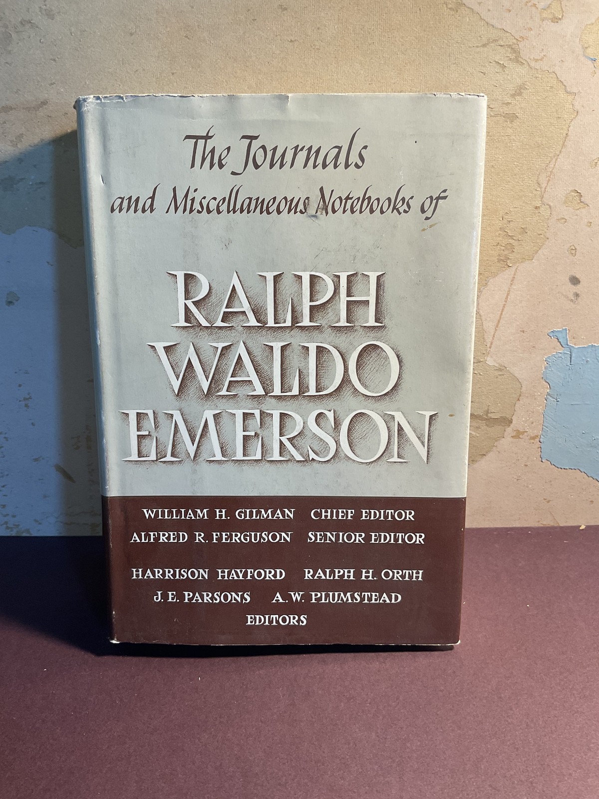 The Journals & Misc. Notebooks of Ralph Waldo Emerson Vol. VII 1969 Harvard