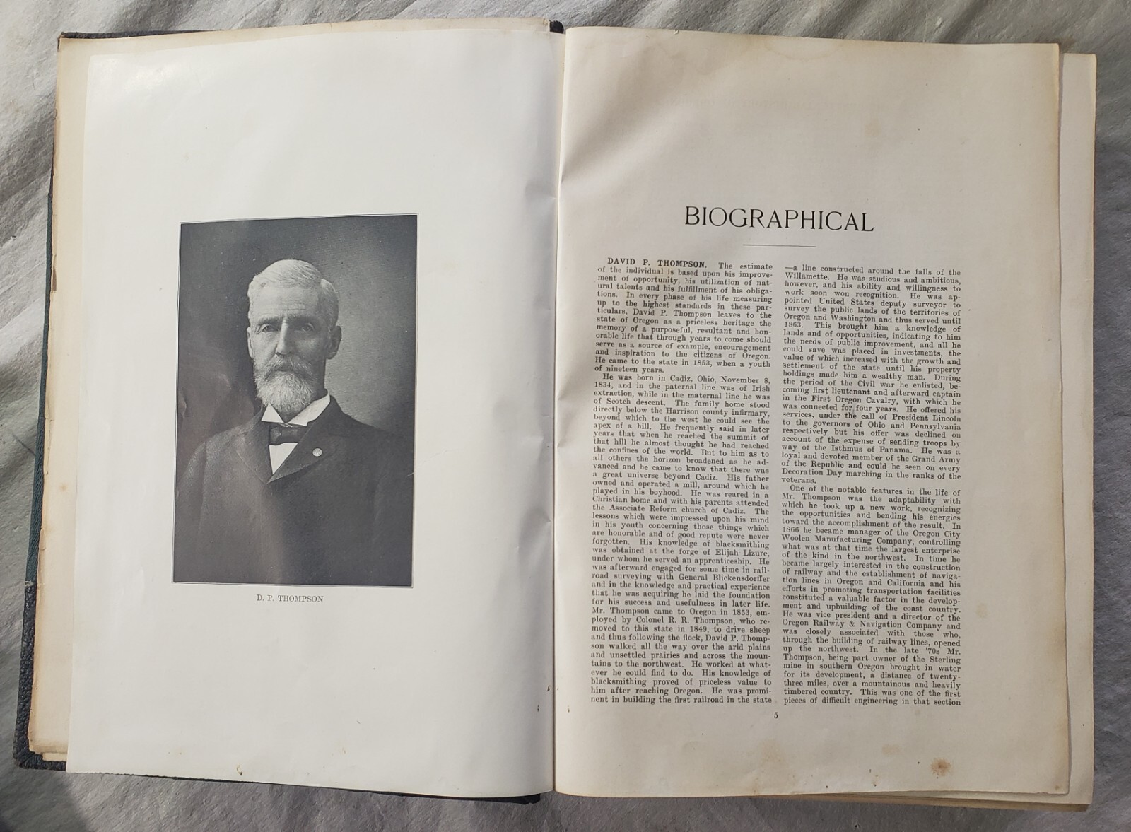 The Centennial History of Oregon 1811-1911 Biographical Joseph Gaston Vol 2/3/4