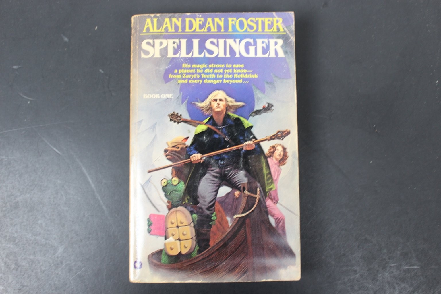 Spellsinger Alan Dean Foster 1983 First Printing Fantasy Warner Books PB