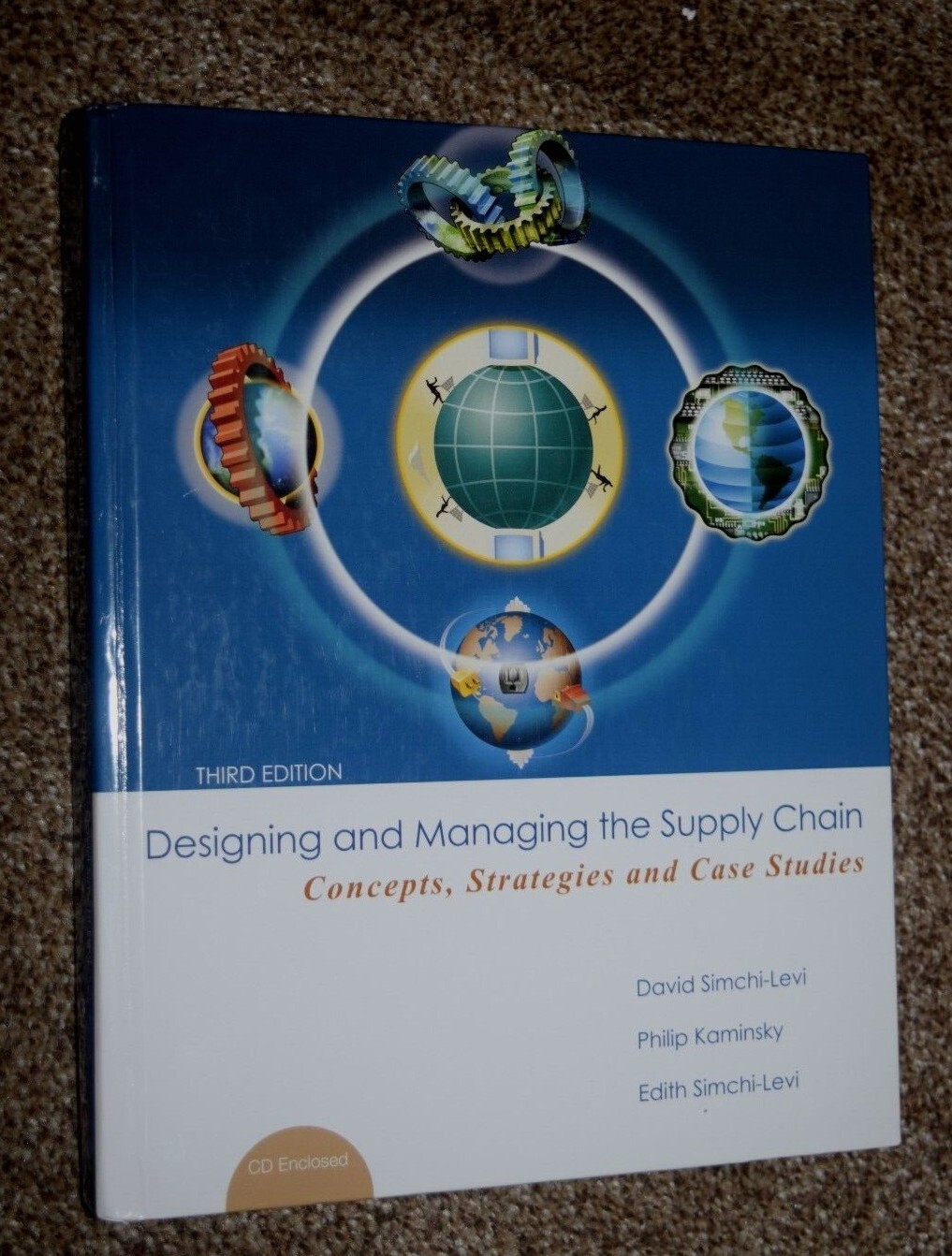 „DESIGNING and MANAGING SUPPLY CHAIN,“ 3rd Ed. CD, 498 Pages, L-New (c) 2008