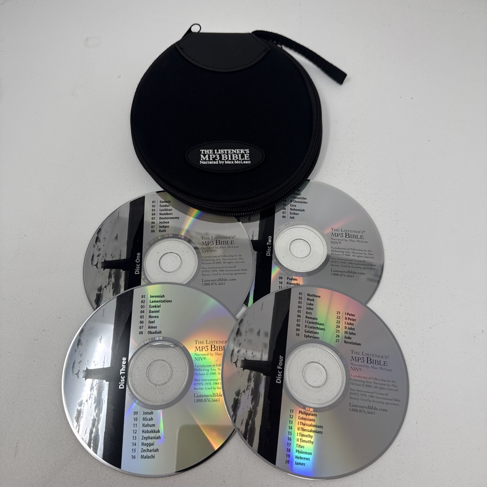 The Listeners Bible 4 Discs MP3 Complete Bible Narrated By Max McLean