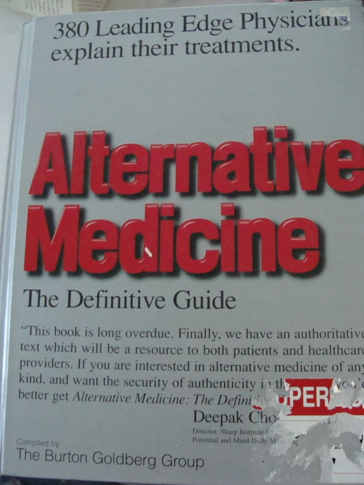 VTG Alternative Medicine The Definitive Guide Burton Goldberg Group Book, 1136p