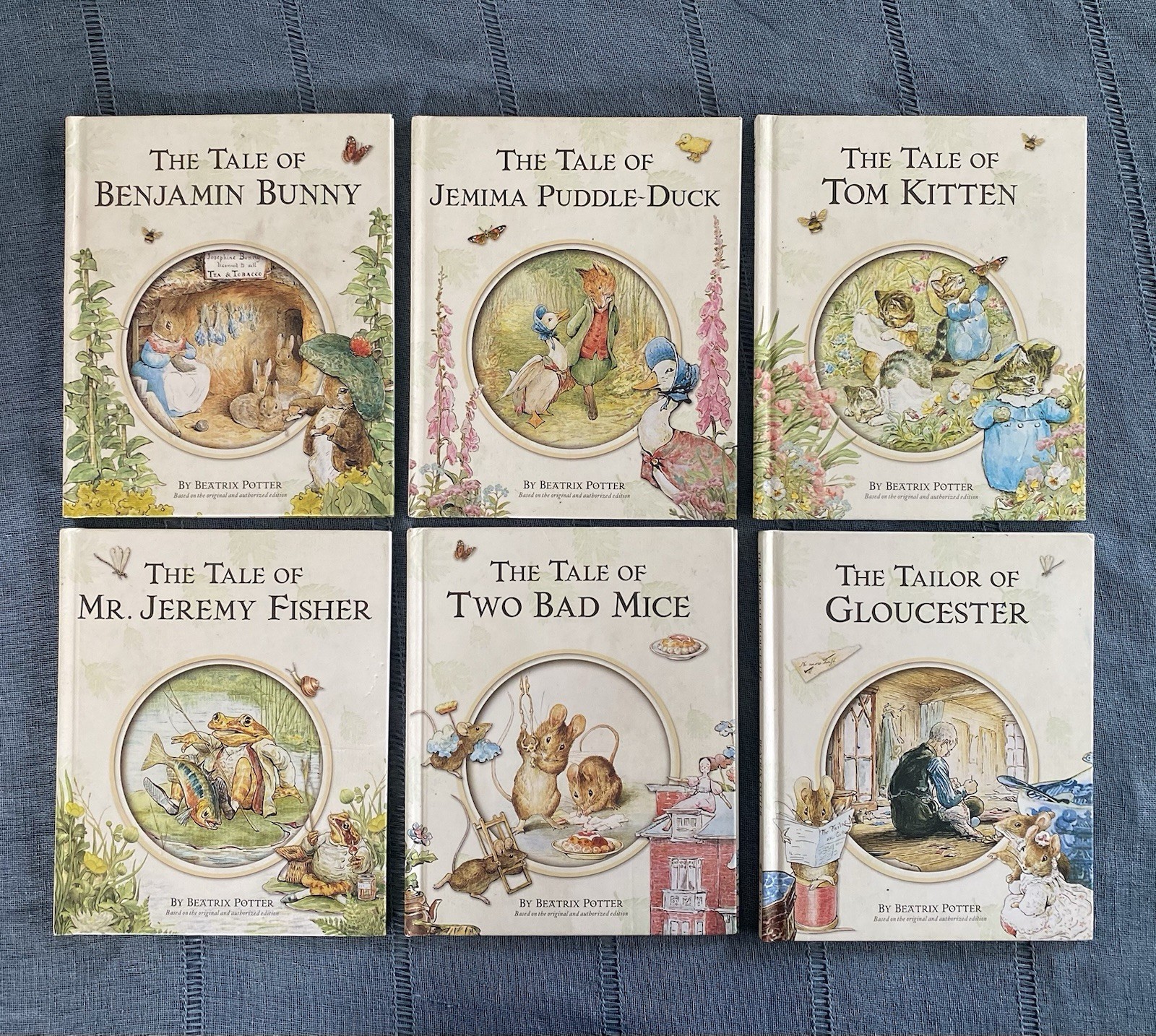 The Peter Rabbit Library Beatrix Potter Frederick Warne – HC – 2006 – Lot of 6